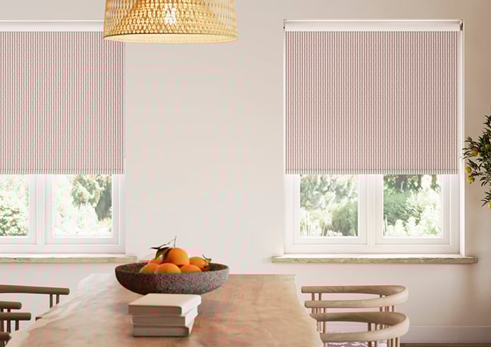 Emily Bond Oscar Stripe, Raspberry - Twist&Fit Roller Blind - Image 3